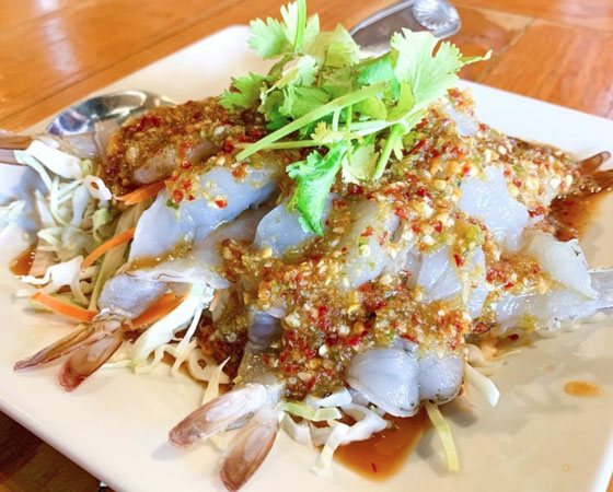 Image: Raw Shrimp Salad